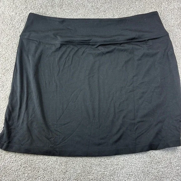 Woolx Monroe Merino Wool Skirt Black Size 2X Active Hiking Skirt Activewear - Picture 2 of 6